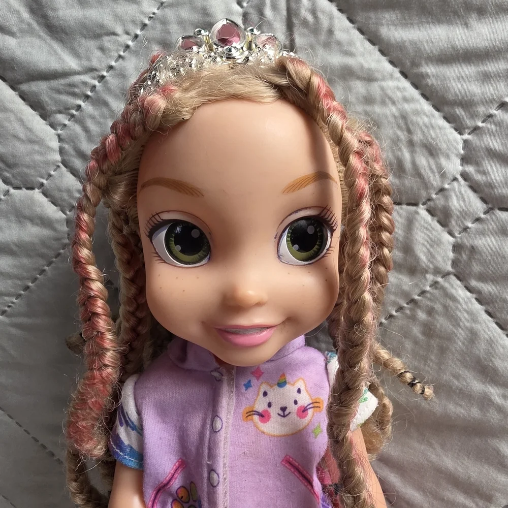 Disney Tollytots My First Princess Rapunzel 15" Doll Includes Purple Dress - Picture 6 of 7